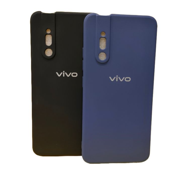 Vivo V15 Pro (In Display Fingerprint) Silicone Soft Cover Case Microfiber Inside