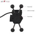 Spider Bike Multifunctional Mobile Holder with USB charger Motorcycle Mobile Holder Bracket. 