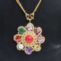 Gold Plated Panchadhatu Sikri Locket Set For Women. 