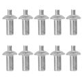 Multi-size Aluminum Alloy Hammer Drive Expansion Rivets Cabinet Self Tapping Screw Fasteners. 