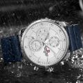 Naviforce - NF9148 Men's Analogue Quartz Watch Leather Strap Waterproof. 
