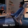 Steelcase Gesture Fabric Chair with Headrest | Ergonomic Office Chair | Executive Fabric Chair | Boss Chair. 