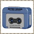 Mini Retro Recorder Keychain Can Record and Fun Music Box Pendant Personalized Couple Gift for Girlfriend Blue. 