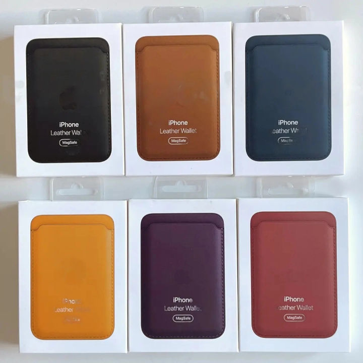 iPhone Magnetic Leather Wallet with MagSafe And Notification Super Fine Quality