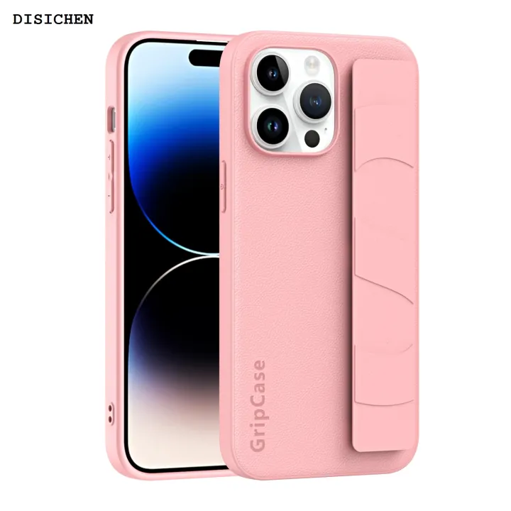 DISICHEN%202025%20New%20Skin%20Elastic%20Wrist%20Grip%20Back%20Cover%20Phone%20Case%20For%20iPhone%2013%20Pro%20Max/iPhone%2014/iPhone%2014%20Pro%20Max%20-%20Image%202