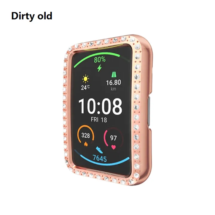 Dirty%20old%20%E3%80%90LuxeLoom123%E3%80%91Rhinestone%20Bumper%20Hybrid%20Shell%20PC%20Watch%202025%20New%20Cover%20For%20-HUAWEI%20Watch%20Fit%20Smart%20Protector%20-%20Image%207