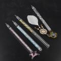 School Suppiles Antique Signature Fountain Pens Vintage Writing Glass Dip Pen Glass Pen Pen Drip Pen. 