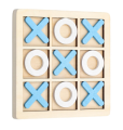 Wooden Board ( Alu & Cross) Tic tac toe Game Interaction Puzzle Training Brain Early Educational Toys for All Age. 