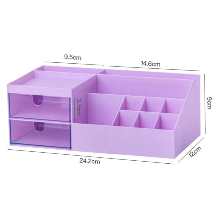 Cute%20Plastic%20Desktop%20Organizer%20Kawaii%20Nine%20Grids%20Cosmetic%20Makeup%20Organizer%20Drawer-type%20Office%20Supplies%20Storage%20Box%20Women%20Girl%20-%20Image%205