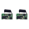 2 Pcs Wireless Controller DC Motor Speed Regulator 3.7-24V High Power Drive Module. 
