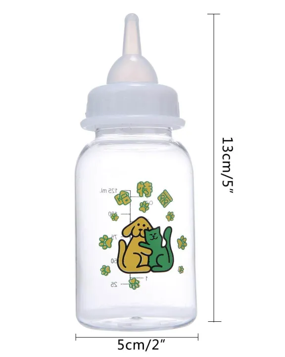 Dog%20Milk%20Bottle%20With%20Replaceable%20Nipples%20And%20Cleaning%20Brush%20For%20Dogs/Cats/Rabbits.%20-%20Image%202