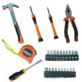 7-In-1 Versatile Tool Box Set – Pliers, Claw Hammer, Magnetic Bit Driver, Measuring Tape, Precision Screwdrivers (2x), Screwdriver Set & Bits. 