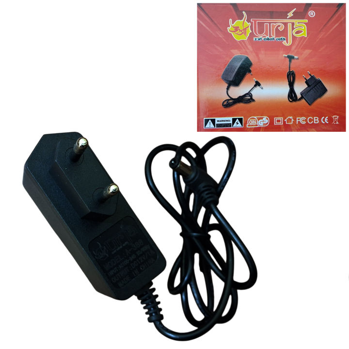 Urja%2012V%201A%20DC%20Power%20Adapter%20%7C%2012%20Volt%201%20Amp%20Power%20Supply%20Charger%20for%20CCTV%20Camera,%20WiFi%20Router,%20LED%20Strip%20Lights,%20TV%20Box%20&%20Other%20Electronics%20-%20Image%202