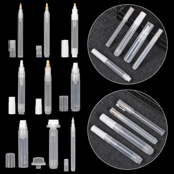Stationery Barrels Tube Plastic Liquid Chalk Marker Paint Pen Accessories Empty Rod Graffiti Pens