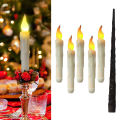 Likovie Romantic Atmosphere Candle 12 Pcs Halloween Floating Candles with Remote Control Flameless Taper Fake Candle for Party Decor Buyer's. 