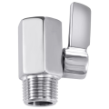 NAMUNY Shower Shut Off Valve, 304 Stainless Steel Mini Ball Valve NPT Thread(1/2Inch Male x 1/2Inch Female),2 Pack. 