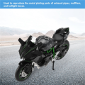 1:12 H2 R Motorcycle Diecast Alloy Model Toy Collection Black. 