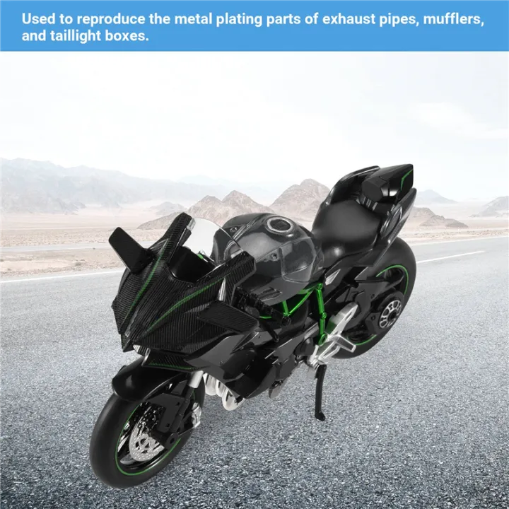 1:12%20H2%20R%20Motorcycle%20Diecast%20Alloy%20Model%20Toy%20Collection%20Black%20-%20Image%202