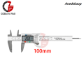 SOAI Factory Anedshaop Caliper Measuring Tool Digital Caliper 100mm 150mm Digital Micrometer Sales promotion Waterproof Easy Switch from Inch to Millimeter Woodworking. 