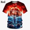 3D printed male fantasy horror movie weird new fashion hot selg kochi story tv women's casual crew neck t-shirt. 