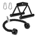 Comprehensive Triceps and LAT Pulldown Cable Machine Set for Home Gym Accessories. 