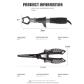 New Stainless Steel Multifunction Fishing Pliers Multifunctional Anti Seawater Cutthroat Fishing Pliers Corrosion Preventive Stainless Steel Fishing Tools Outdoor Activities. 
