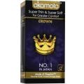 Okomoto Crown Condom, 12 Condoms, Japanese no. 1 condom. 