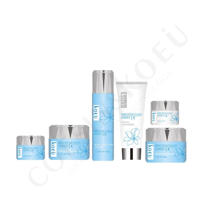 Custom korea skincare private label bright clean skin care sets for skin products