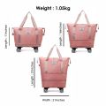 Foldable Lightweight Large Capacity Travel Bag with Wheels. 