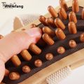 Wenefang Wooden Massage Comb Acupuncture Massager Soothing Scalp Body Airbag Wood Brush Essential Oil Spa Massage Tool Durable Bath Brush. 