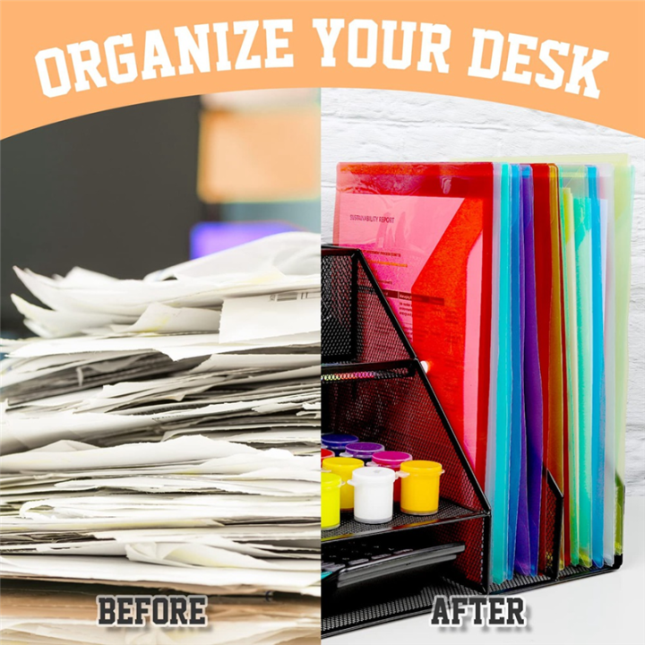 24Pack%20Plastic%20Envelopes%20with%20Snap%20Closure,%20Plastic%20File%20Folders%20for%20Documents%20A4%20Clear%20Envelopes%20Folders,File%20Bags%20About%2033x24cm%20-%20Image%205