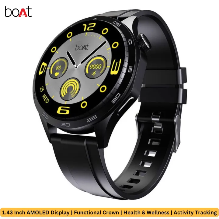 boAt Smart Watch ENIGMA RADIANT Premium Round Dial Smartwatch