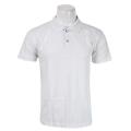 Pack Of 2 100% Cotton Polo T-Shirt For Men - Grey/White. 