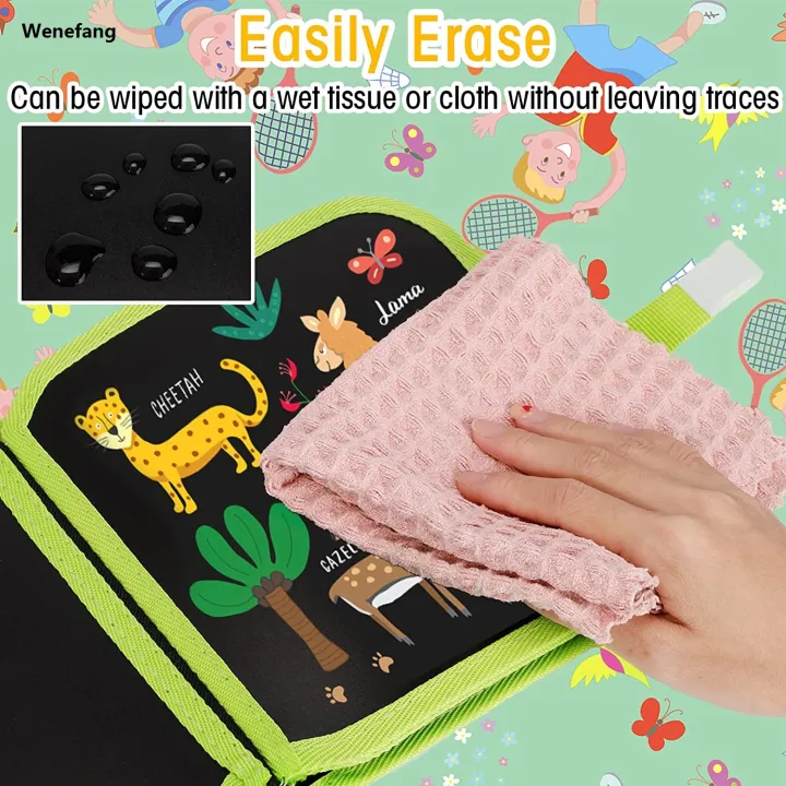 Wenefang%20Kids%20Erasable%20Doodle%20Book%20Set%20Reusable%20Drawing%20Pads%20Cartoon%20Dinosaur%20Preschool%20Travel%20Art%20Toy%20Writing%20Painting%20Set%20-%20Image%203