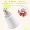 E14 to E26 E27 Adapter Socket E14 to Medium Socket E26 E27 Converter Bulb Base Adapter Converter. 