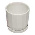 Ceremic Decorative Flower Pot With Plate Set Indoor-Medium Size. 