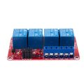 5V High / Low Level With Trigger Opto-isolator 4 channels Power relay module. 