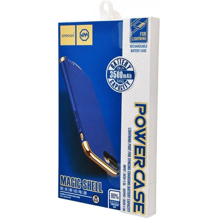 Joyroom%20Magic%20Shell%20Rechargable%20Battery%20Case%20For%20iPhone%207/8%20Plus%20(Gold)%20-%20Image%203