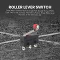 10 Pcs Mini Micro Limit Switch Roller Lever Arm SPDT Snap Action LOT. 