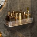 DISICHEN Sales promotion Storage Rack Transparent Wall Mounted Drainage Shelf Moisture Resistant Toiletries Organiser Kitchen Storage Organization. 
