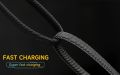 4 in 1 convertible Metal Fast Data cable ,Braided cable 65W. 