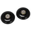 8 Pack Inline Skate Wheels, Indoor/Outdoor Roller Skate Wheels, Replacement Wheels with Bearing 64mm. 