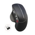 Wireless Vertical Mouse 2.4G Ergonomic Vertical Gaming Mouse 6-Button Design Aluminum Alloy Side Scroll Wheel Anti-Mouse Hand 10m Wireless Reception. 