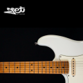 Jet Guitars JS 400 WH HSS Roasted Maple White Left Handed w/ Gigbag. 