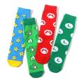 Cartoon Figure Super Mario Socks Luigi Yoshi Men Fashion Women Casual Cotton Socks Game Comfort Adult Sport Socks Birthday Gift. 