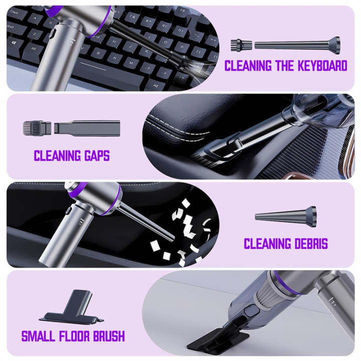 OYPFXMI%20Car%20Vacuum%20Portable%20Cordless%20Mini%20Vacuum%20Cleaner%20Compressed%20Air%20Duster&Air%20Blower&Pump%20Hand%20Held%20Vacuum%20Silver%20Gray%20-%20Image%204