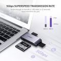 UGREEN 4-In-1 USB 3.0A MF Card Reader: Effortless Multi-Format Card Access. 