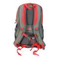 One Polar Unisex Red /Grey Color Nylon  Zippered Vibrant, Stylish Nursary Bag Model No - 1586 (Size - 250*140*410mm). 
