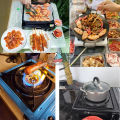 Camping Kitchen Cooking AccessoriePortable Small Burner Butane Gas Stove. 