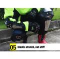 Pro-X Pro X Motorcycle Bike Long Knee Pad Elbow Guard, Stainless Steel Riding Protective Gear, Protection Armor. 